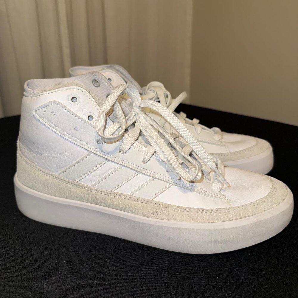 Adidas Zsnored Hi Cloud White Leather Unisex Sneakers